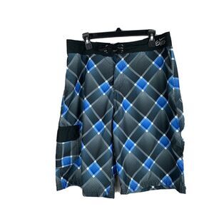 Nike 6.0 boardshorts Mens size 29 Diamond‎ print Swim Beach Blue Beach